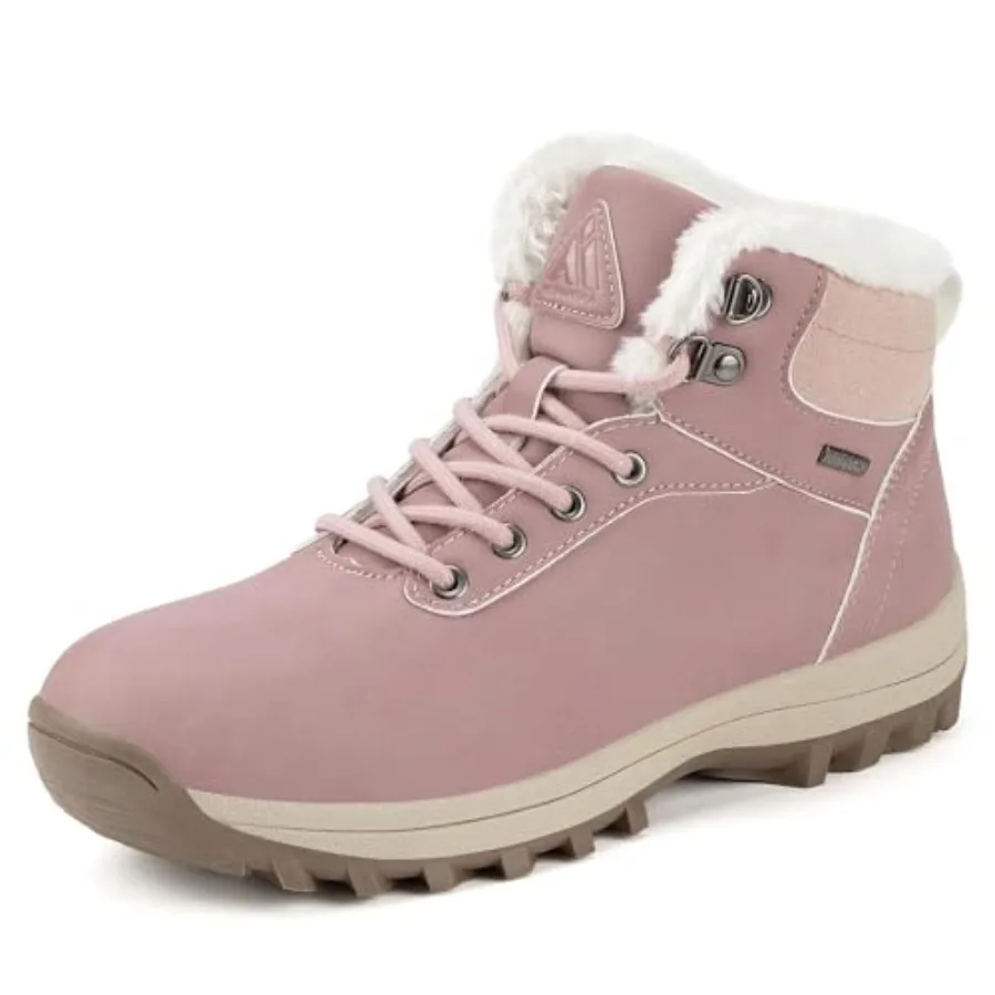 Mishansha Snow Boots for Women Waterproof Winter Hiking Boots with Warm Fur Lining, Anti-Slip Sole, Insulated Outdoor Cold Weat
Mishansha Snow Boots for Women Waterproof Winter Hiking Boots with Warm Fur Lining, Anti-Slip Sole, Insulated Outdoor Cold Weat