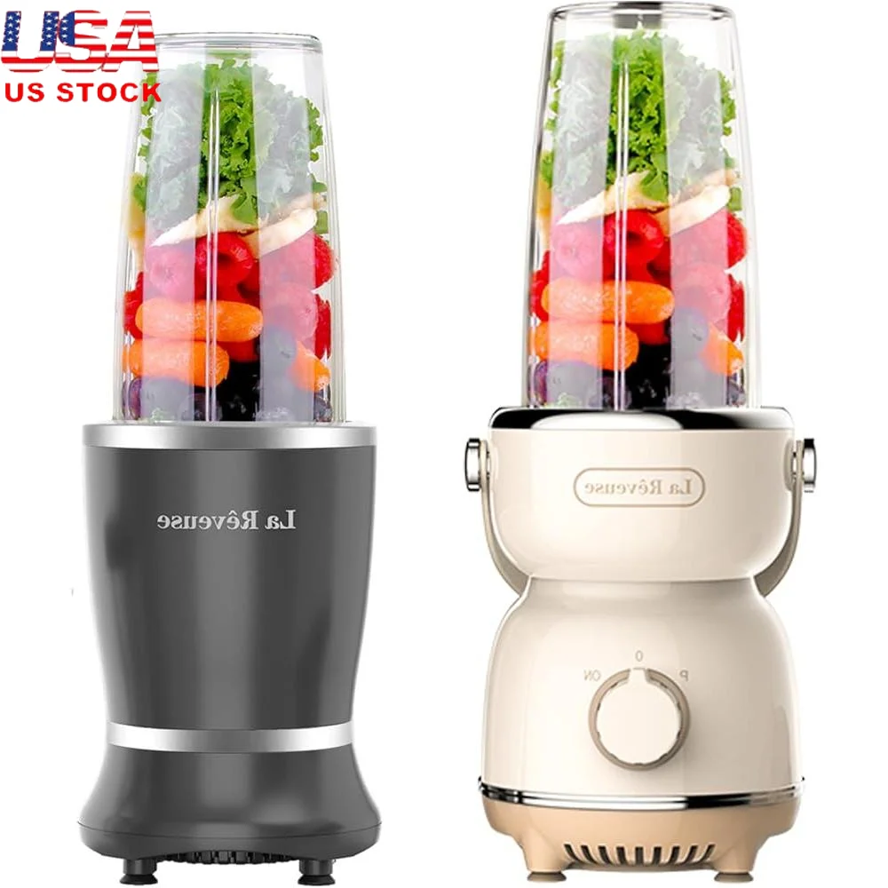 Retro Blender Personal Smoothie Maker 300W 250W Compact Design Multiple Cup Size Chopping Blending Grinding On-The-Go Use
Retro Blender Personal Smoothie Maker 300W 250W Compact Design Multiple Cup Size Chopping Blending Grinding On-The-Go Use