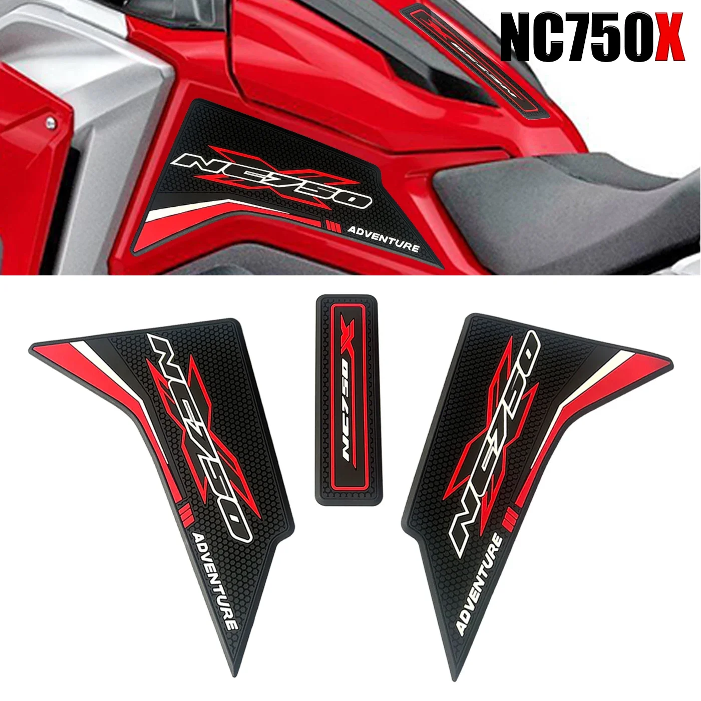 NC750X Fit Honda tank Anti slip stickers decal 3D Rubber fuel tank protection pad Knee Fuel Oil Kit 2021 2022 2023 2024
NC750X Fit Honda tank Anti slip stickers decal 3D Rubber fuel tank protection pad Knee Fuel Oil Kit 2021 2022 2023 2024