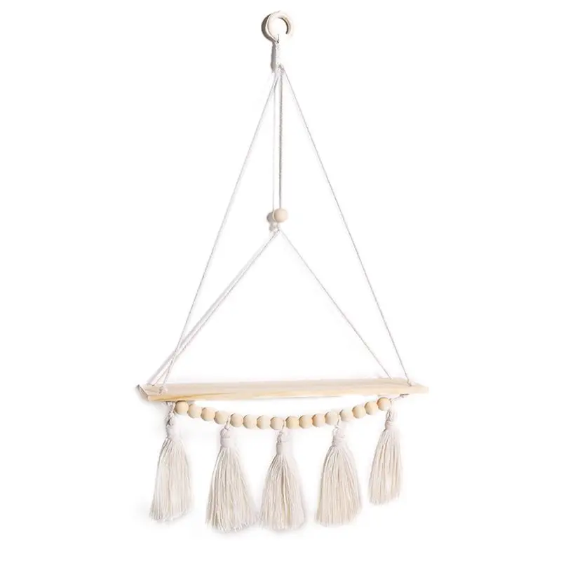 B52C Wall Hanging Shelf Tassel Wood Decor Woven Wall Hanging Board Shelves For Home Decor Bedroom Living Room
B52C Wall Hanging Shelf Tassel Wood Decor Woven Wall Hanging Board Shelves For Home Decor Bedroom Living Room