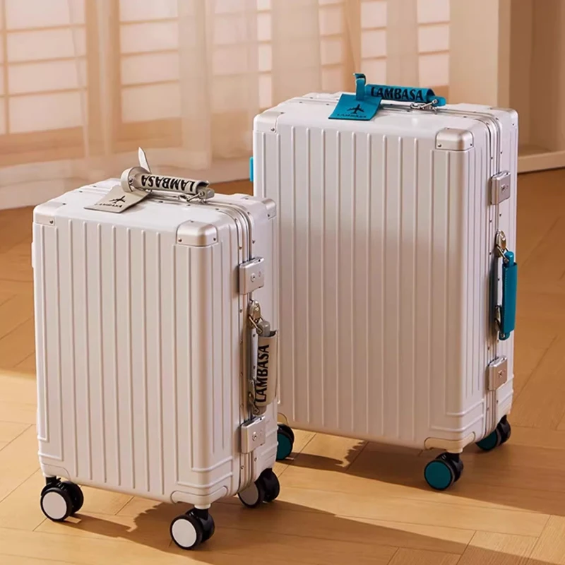 Multifunctional Luggage 2025 New Aluminium Frame 28 inch Suitcase On Wheels Student 20 inch Password Boarding Box 
Multifunctional Luggage 2025 New Aluminium Frame 28 inch Suitcase On Wheels Student 20 inch Password Boarding Box