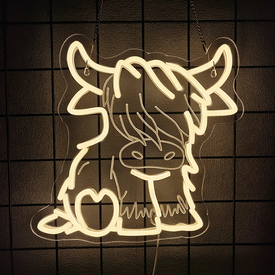 Cattle Neon Sign, 3D Sculpture Of Warm White Led Icon, Usb Powered, Used For Decor Of Living Room, Party, Game Room And Office.
Cattle Neon Sign, 3D Sculpture Of Warm White Led Icon, Usb Powered, Used For Decor Of Living Room, Party, Game Room And Office.