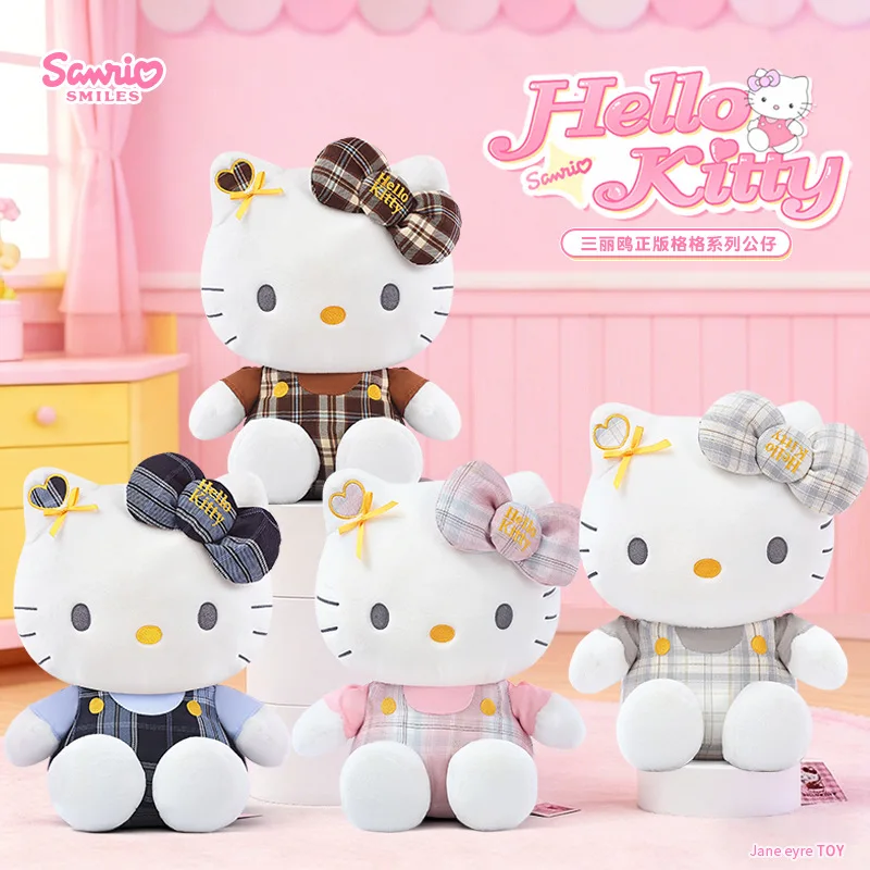 2026 New Plaid Series Hello Kitty Plush Doll Sanrio Cat with Checkered Bow and Dress for Kids
2026 New Plaid Series Hello Kitty Plush Doll Sanrio Cat with Checkered Bow and Dress for Kids