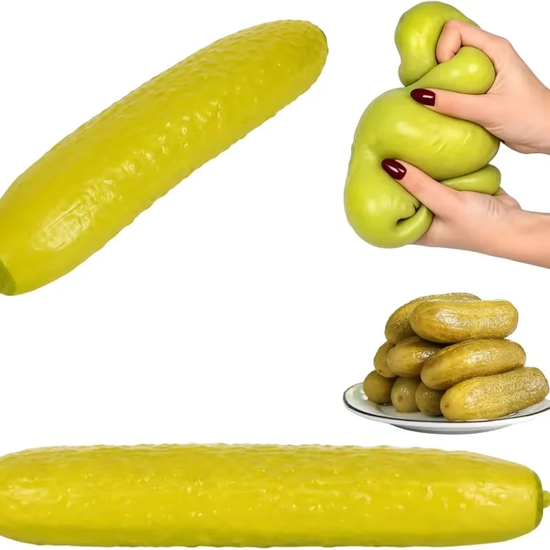 25cm Jumbo Pickle Squishy, Soft Sensory Fidget Squeezer, Calming & Funny Design, Perfect for Students, Teens, Office and Home
25cm Jumbo Pickle Squishy, Soft Sensory Fidget Squeezer, Calming & Funny Design, Perfect for Students, Teens, Office and Home
