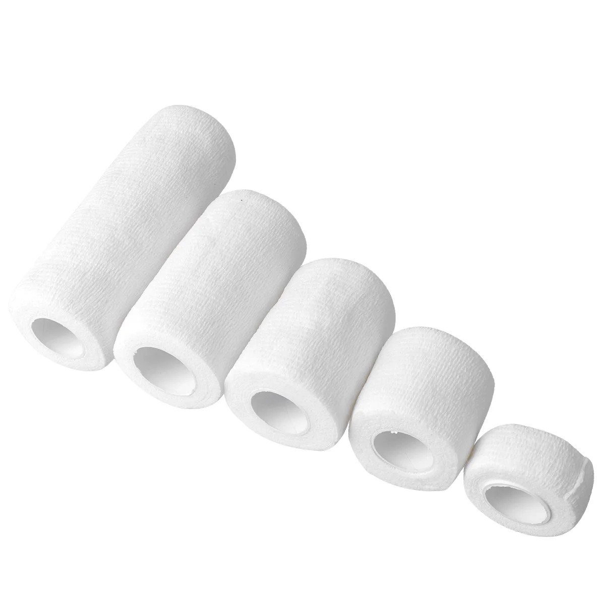 5Pcs Elastic Bandages Self- Cohesive Wrap for Sports Injury Support First Aid Tape for Home Outdoor Activities
5Pcs Elastic Bandages Self- Cohesive Wrap for Sports Injury Support First Aid Tape for Home Outdoor Activities