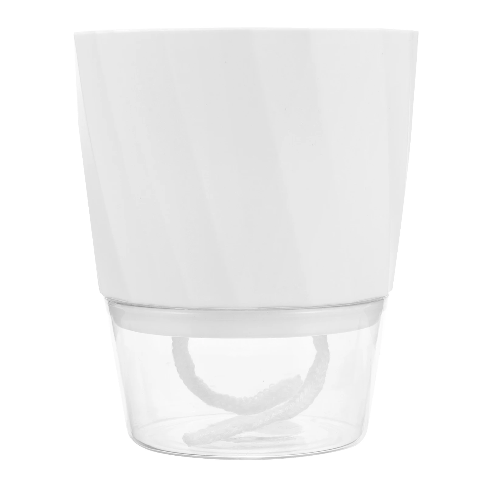 Automatic Water Absorbent Flower Pot Self Watering Planters Double Layer Transparent Plastic Pots Plants
Automatic Water Absorbent Flower Pot Self Watering Planters Double Layer Transparent Plastic Pots Plants