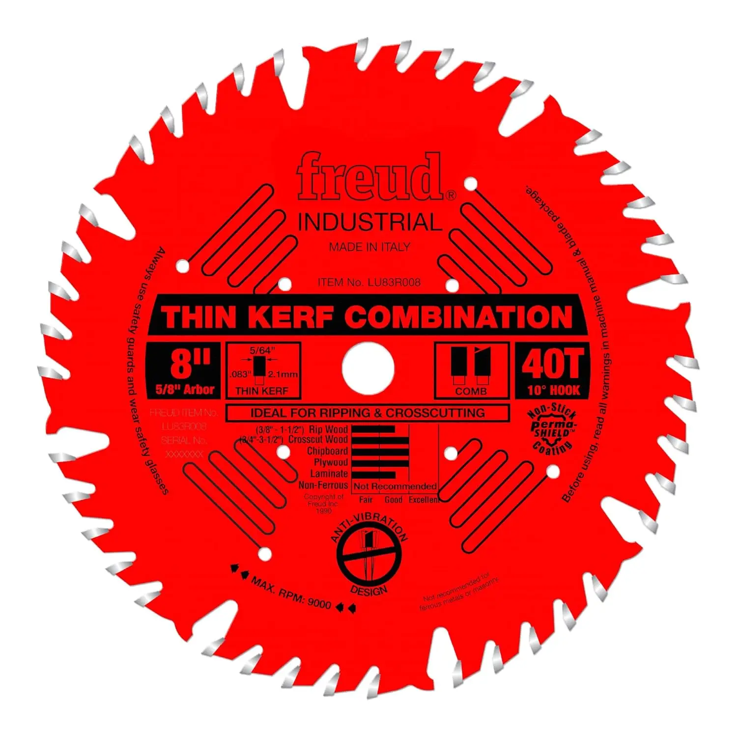 8-дюймовый тонкий комбинированный пильный диск для деревообработки, 40 зубьев, с антивибрационной конструкцией
8-дюймовый тонкий комбинированный пильный диск для деревообработки, 40 зубьев, с антивибрационной конструкцией