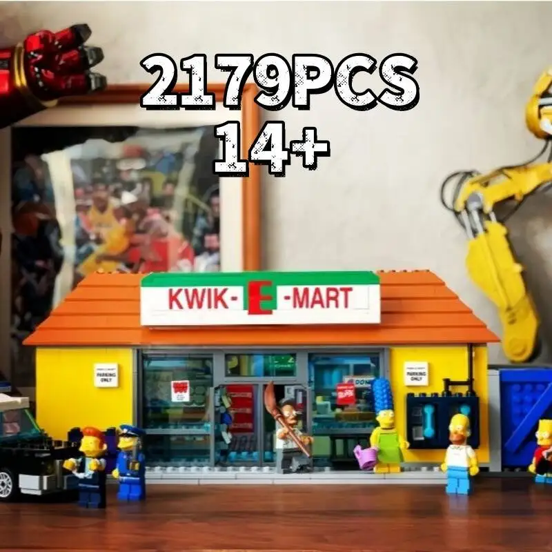 2026new MOC 2179PCS 71016 FIT Kwik-E-Mart Building Blocks Bricks Model Toys For Adults Christmas Birthday Gifts Home Decor
2026new MOC 2179PCS 71016 FIT Kwik-E-Mart Building Blocks Bricks Model Toys For Adults Christmas Birthday Gifts Home Decor