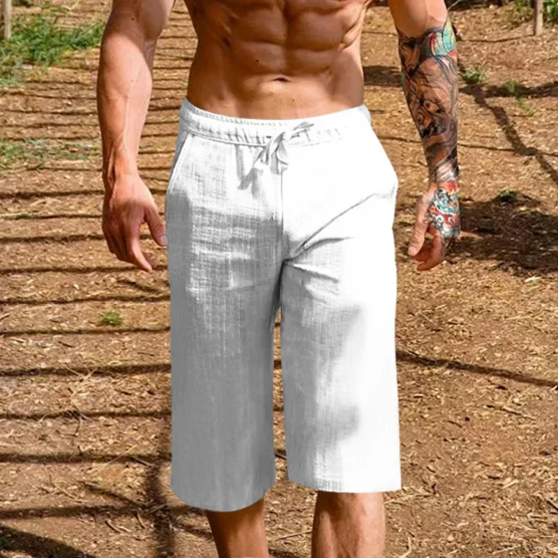 Fashion Spring and Summer Loose Linen Men's Shorts Pure Cotton Breathable Cropped Pants Men's Sports Casual Shorts
Fashion Spring and Summer Loose Linen Men's Shorts Pure Cotton Breathable Cropped Pants Men's Sports Casual Shorts
