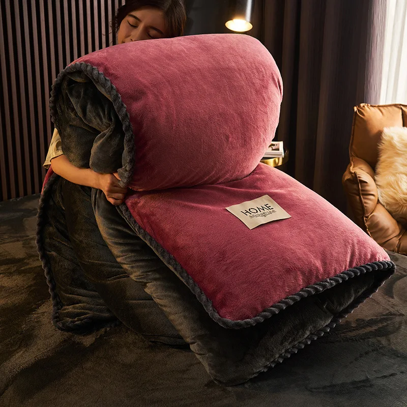Winter Thicken Warm Coral Velvet Duvet Cover Home Textile Plush Blanket Zip Comforter Cover Double Queen Size Luxury Quilt Cover
Winter Thicken Warm Coral Velvet Duvet Cover Home Textile Plush Blanket Zip Comforter Cover Double Queen Size Luxury Quilt Cover