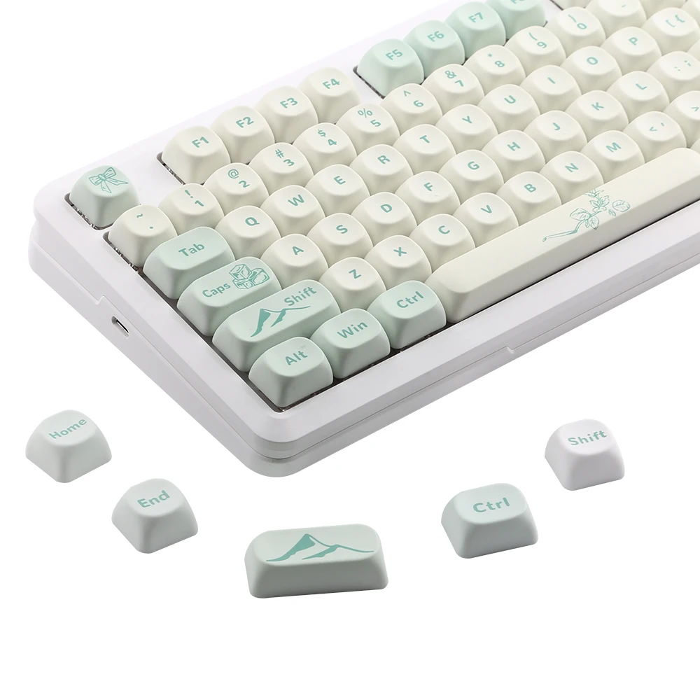 New MOA Keycap Summer Mint Theme PBT Keycaps 5-Sided Sublimation Keycaps For Gateron MX Switch Mechanical Keyboard Keycaps
New MOA Keycap Summer Mint Theme PBT Keycaps 5-Sided Sublimation Keycaps For Gateron MX Switch Mechanical Keyboard Keycaps