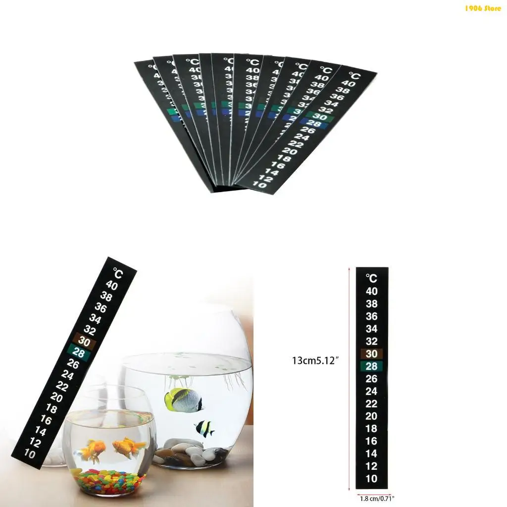 U1JB Dual Scale Aquarium Thermometer Fish for Tank Liquid Temperature Tester Sticker
U1JB Dual Scale Aquarium Thermometer Fish for Tank Liquid Temperature Tester Sticker