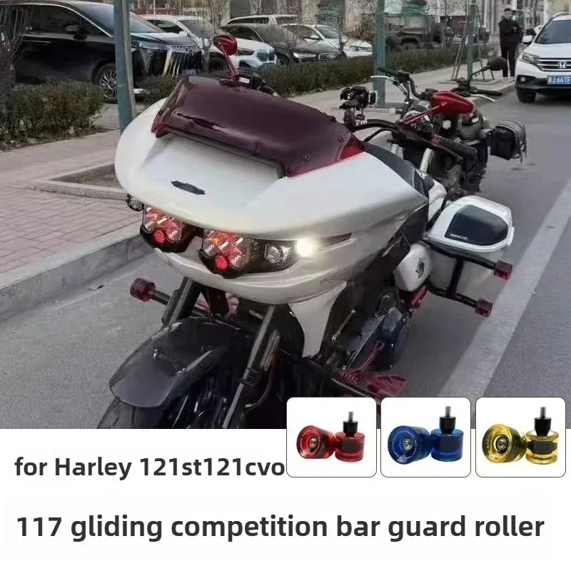 Motorcycle Accessories Suitable for Harley Gliding One-word Rear Bumper Protection Wheel Roller Two-word Bar Protection Wheel
Motorcycle Accessories Suitable for Harley Gliding One-word Rear Bumper Protection Wheel Roller Two-word Bar Protection Wheel