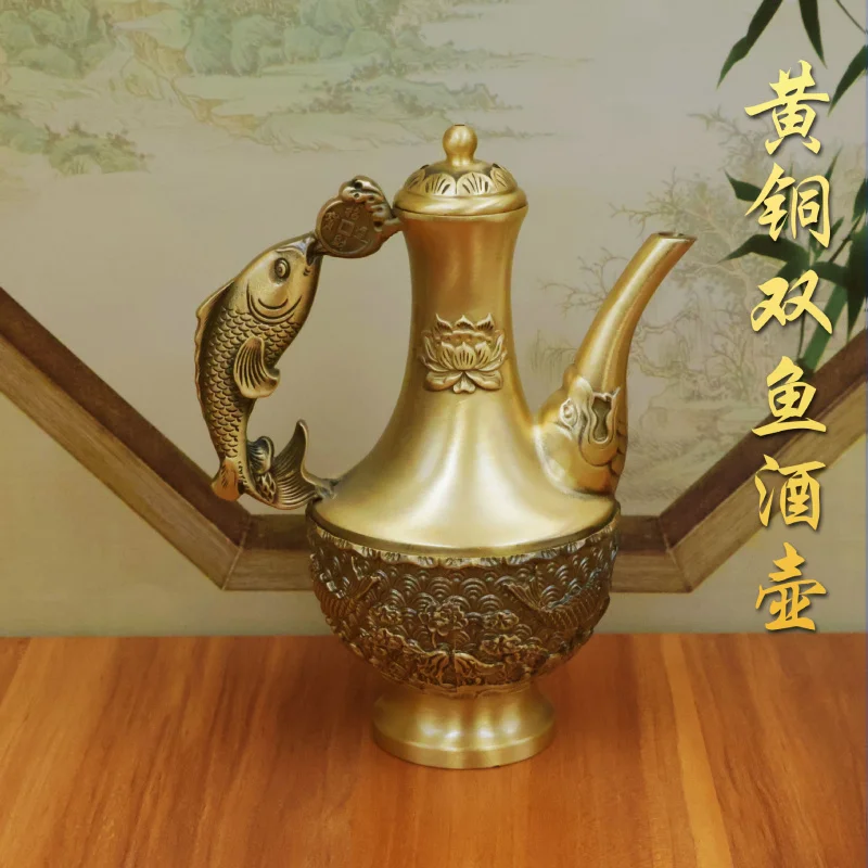 Для домашнего использования, медный винный горшок в старом стиле, набор латунных чашек для вина, латунные изделия ручной работы, посуда для саке, воды, вина, чайник, новая модель
Для домашнего использования, медный винный горшок в старом стиле, набор латунных чашек для вина, латунные изделия ручной работы, посуда для саке, воды, вина, чайник, новая модель