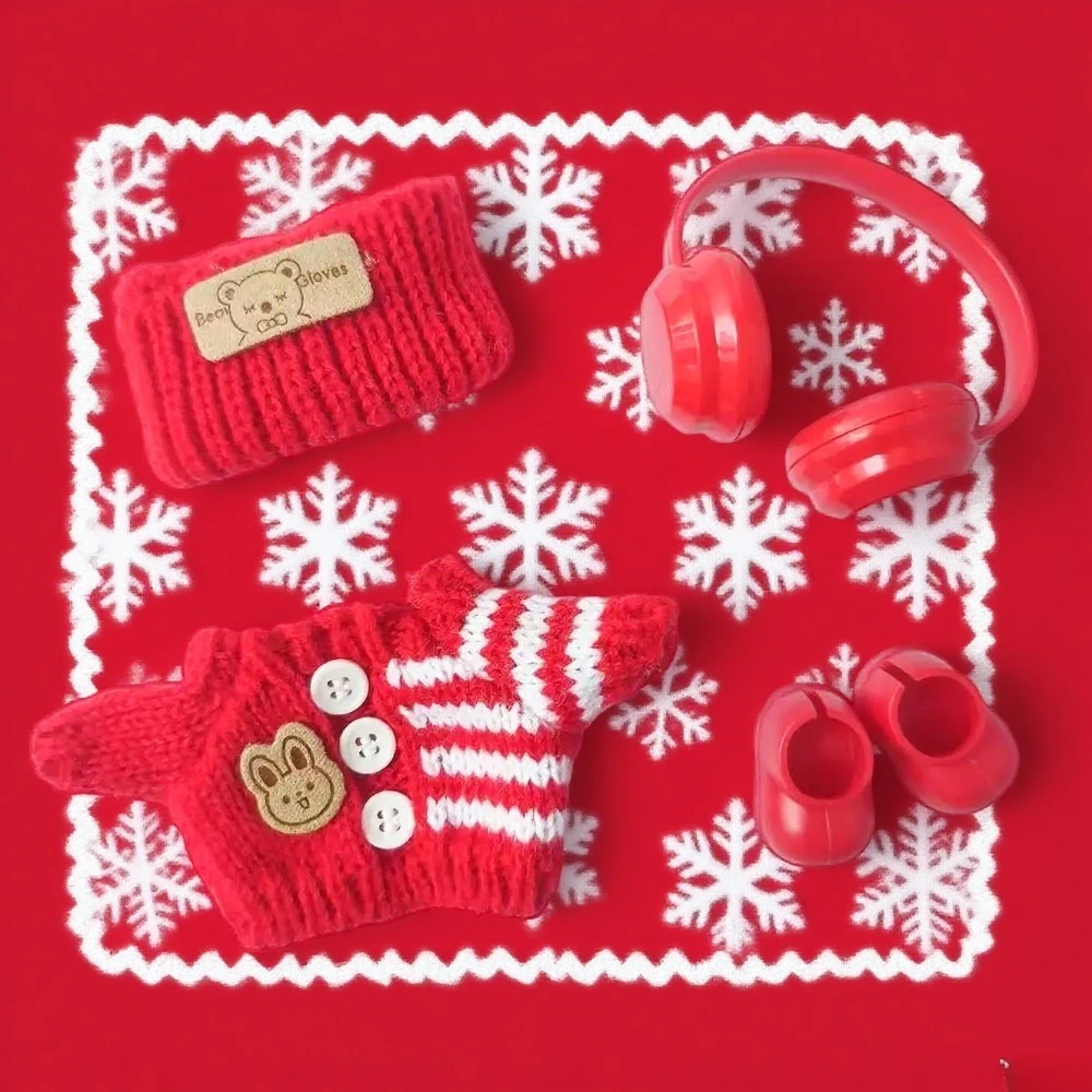 17cm Cute Mini Plush Doll'S Clothes Outfit Accessories For Korea Kpop Exo Labubu Idol Dolls Sweater Clothing DIY Kids Girl Gift
17cm Cute Mini Plush Doll'S Clothes Outfit Accessories For Korea Kpop Exo Labubu Idol Dolls Sweater Clothing DIY Kids Girl Gift