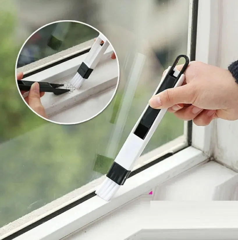 1pc Multi-purpose Door Window Groove Cleaning Brush With Dustpan For Kitchen And Bathroom, Gap Brush, Desktop Cleaning Sweep Cor
1pc Multi-purpose Door Window Groove Cleaning Brush With Dustpan For Kitchen And Bathroom, Gap Brush, Desktop Cleaning Sweep Cor
