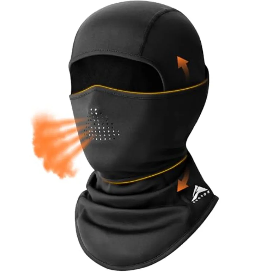 GXCROR Winter Balaclava Ski Mask, Windproof and Thermal, Face Mask for Skiing, Motorcycling, Fishing, Running
GXCROR Winter Balaclava Ski Mask, Windproof and Thermal, Face Mask for Skiing, Motorcycling, Fishing, Running