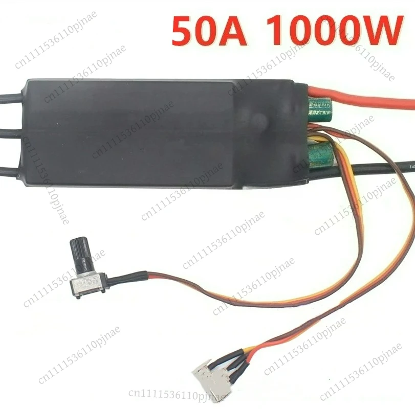 24V1000W high power brushless motor driver governor Potentiometer speed regulation 50A positive reversal Brushless ESC
24V1000W high power brushless motor driver governor Potentiometer speed regulation 50A positive reversal Brushless ESC