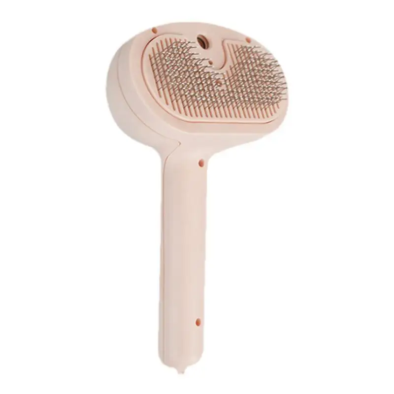 Comfortable Steam Cat Grooming Brush Steamy Comb To Remove Loose Hair Hangable Spray Massage Pet Brush With Release Button
Comfortable Steam Cat Grooming Brush Steamy Comb To Remove Loose Hair Hangable Spray Massage Pet Brush With Release Button