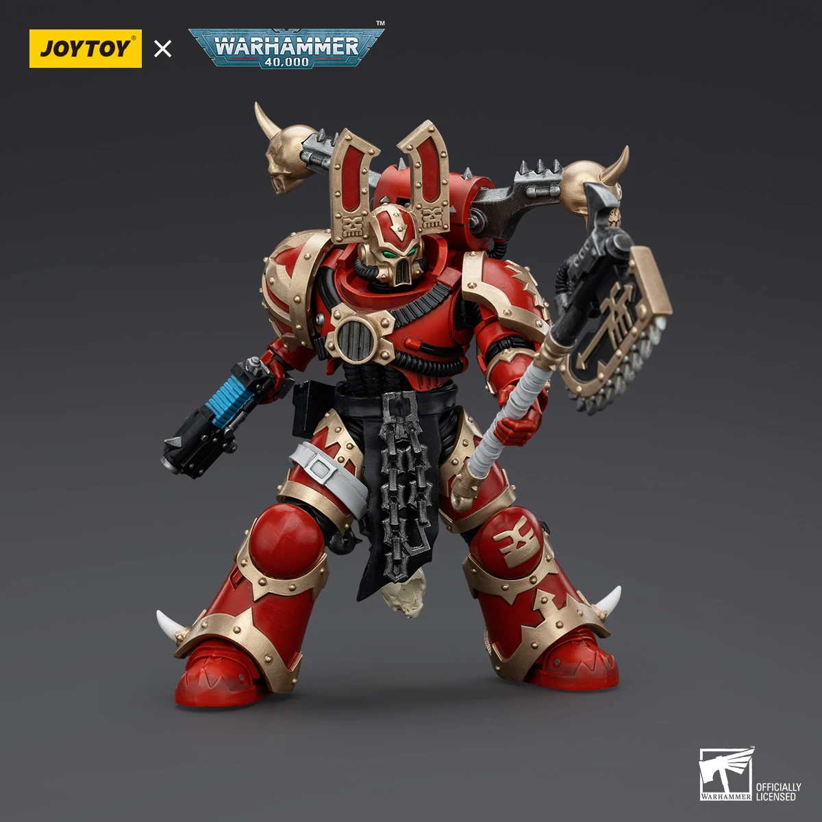JOYTOY Warhammer 40k World Eaters Khorne Berzerker 3 Action Figures Original Collection Doll Decoration Gift Garage Model
JOYTOY Warhammer 40k World Eaters Khorne Berzerker 3 Action Figures Original Collection Doll Decoration Gift Garage Model