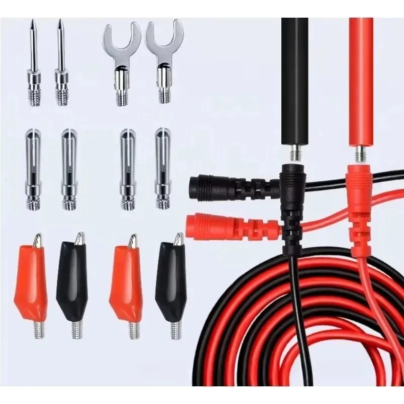 16 шт., вилки, тестовые крючки, зонды, комплект проводов, электрический мультиметр, набор тестовых проводов, проводной мультиметр
16 шт., вилки, тестовые крючки, зонды, комплект проводов, электрический мультиметр, набор тестовых проводов, проводной мультиметр