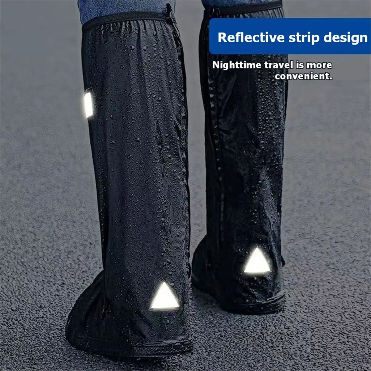 AT33 Waterproof Non-Slip Rain Boot Shoe Covers/Overshoes with Reflector&Zipper Foldable for Cycling Snow Rainy Season L
AT33 Waterproof Non-Slip Rain Boot Shoe Covers/Overshoes with Reflector&Zipper Foldable for Cycling Snow Rainy Season L