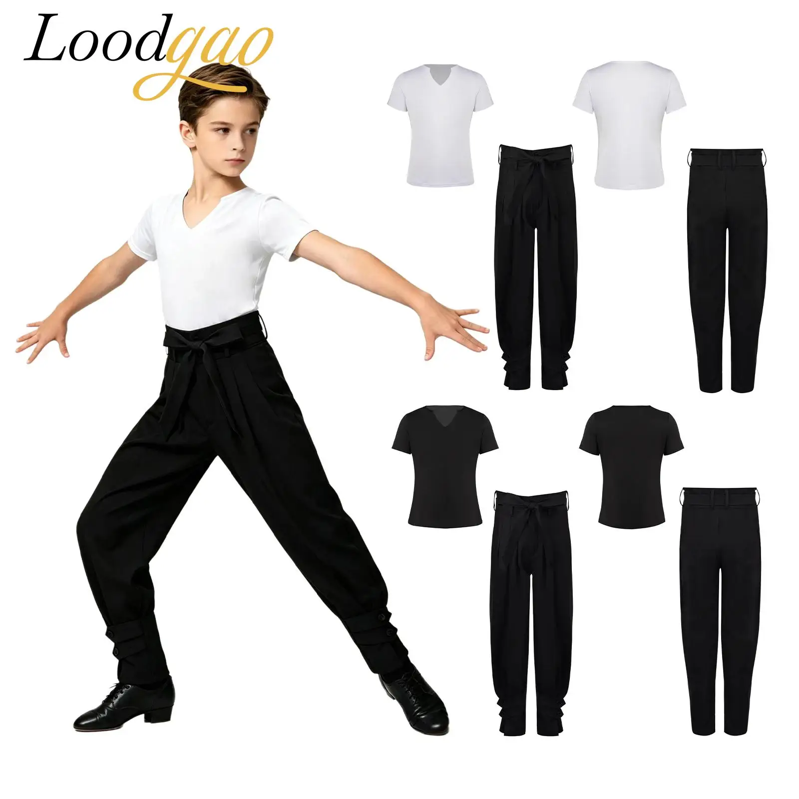 Rumba Dancing Outfit Boys Latin Dance Costumes T-shirt + Pants Stage Kids Children Cha Cha Samba Tango Ballroom Dancewear
Rumba Dancing Outfit Boys Latin Dance Costumes T-shirt + Pants Stage Kids Children Cha Cha Samba Tango Ballroom Dancewear