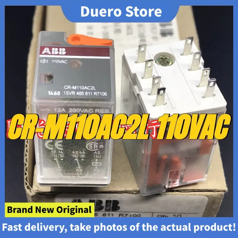 (Brand New Original)1pcs/lot 100% original genuine relay:CR-M110AC4L 110VAC CR-M110AC2L 110VAC Intermediate relay
(Brand New Original)1pcs/lot 100% original genuine relay:CR-M110AC4L 110VAC CR-M110AC2L 110VAC Intermediate relay