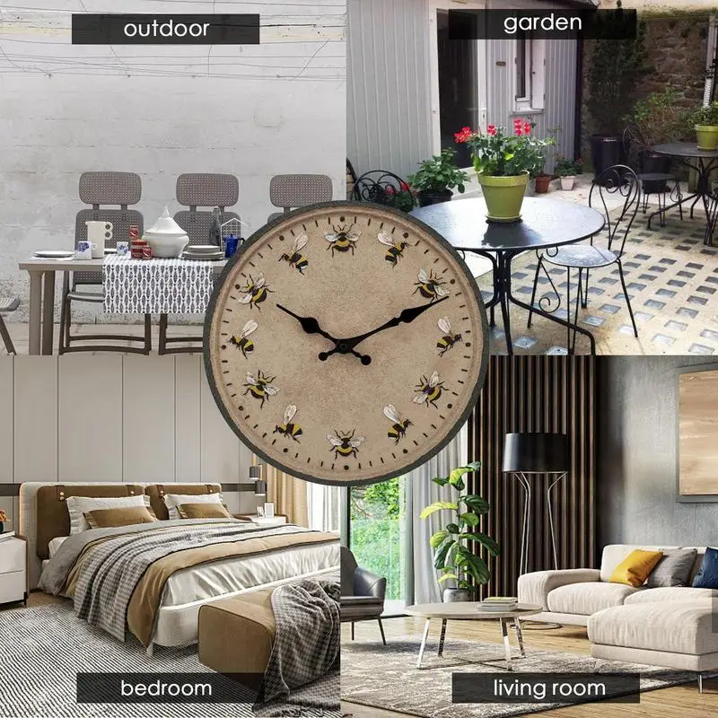 Часы для спальни Honey Bee, часы для спальни, водонепроницаемые, 12 дюймов/30 см, милые деревенские, деревенские, домашний, эстетический декор для кухни
Часы для спальни Honey Bee, часы для спальни, водонепроницаемые, 12 дюймов/30 см, милые деревенские, деревенские, домашний, эстетический декор для кухни