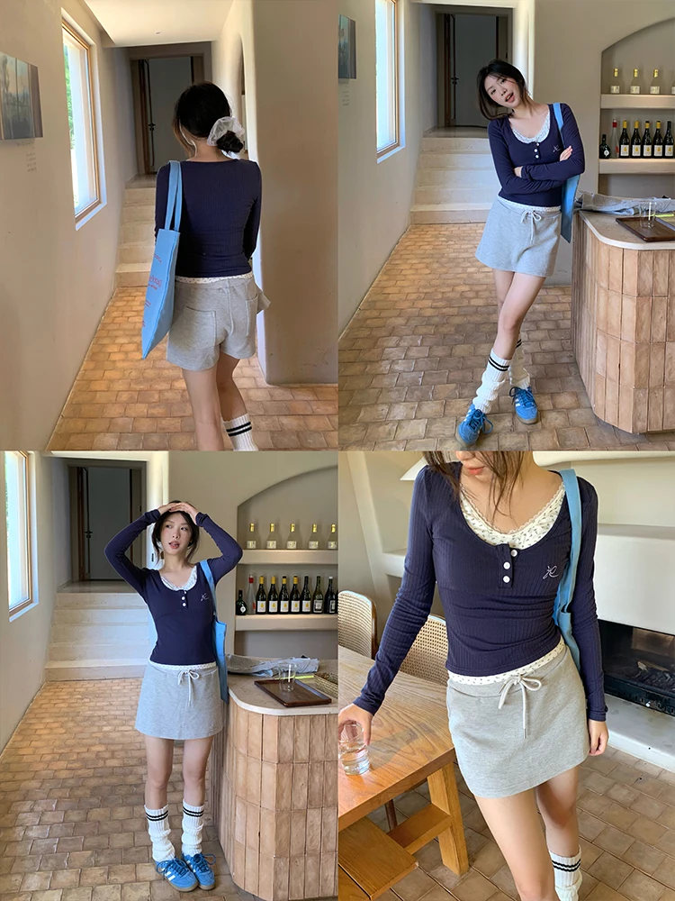 NIDEBLA Korean Sle High Waist ort Skirt Pants Girls Slimming f Body Skirts ort orts Ci Commute Casual Wear
NIDEBLA Korean Sle High Waist ort Skirt Pants Girls Slimming f Body Skirts ort orts Ci Commute Casual Wear