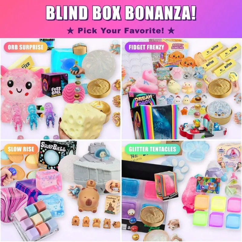 Squish Time Nee Doh Mystery Blind Box, Random Squeeze Fidget Toy, Stress Relief Cute Sensory Toy for All Ages
Squish Time Nee Doh Mystery Blind Box, Random Squeeze Fidget Toy, Stress Relief Cute Sensory Toy for All Ages
