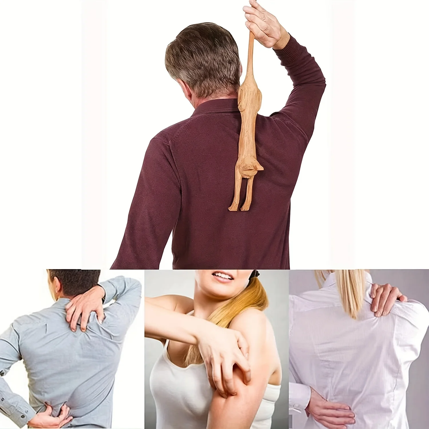 Wood Back Scratcher Cat Shaped Back Massager Wooden Back Tickle Scratch Tool Self- Back Itching Scratcher
Wood Back Scratcher Cat Shaped Back Massager Wooden Back Tickle Scratch Tool Self- Back Itching Scratcher