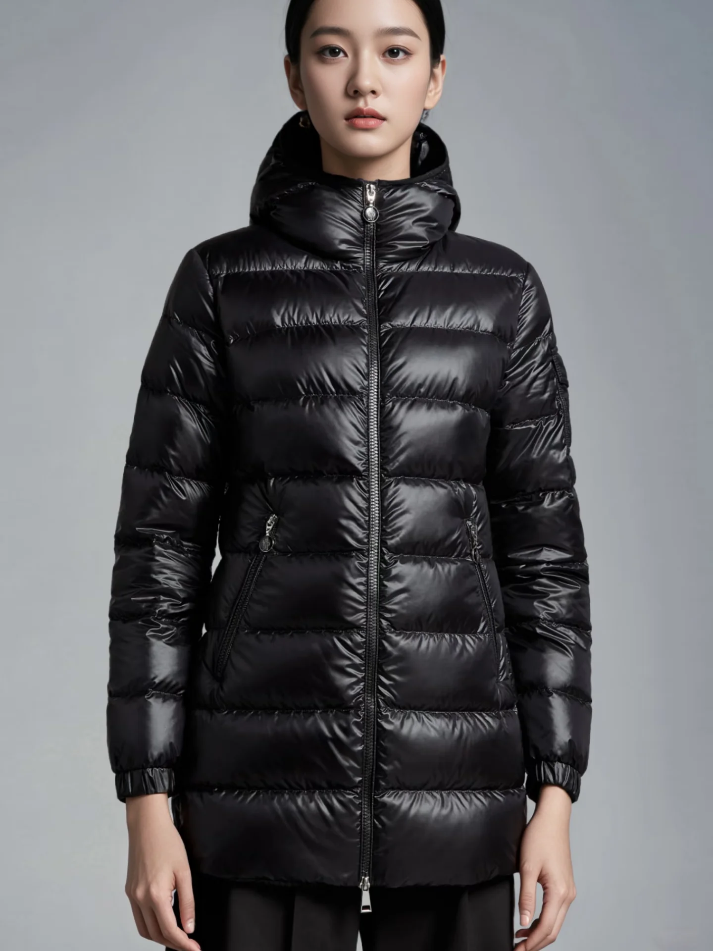 Классический американский стиль: женская приталенная куртка с капюшоном, наполненная белым гусиным пухом, средней длины, утепленная, теплая, модная.
Классический американский стиль: женская приталенная куртка с капюшоном, наполненная белым гусиным пухом, средней длины, утепленная, теплая, модная.