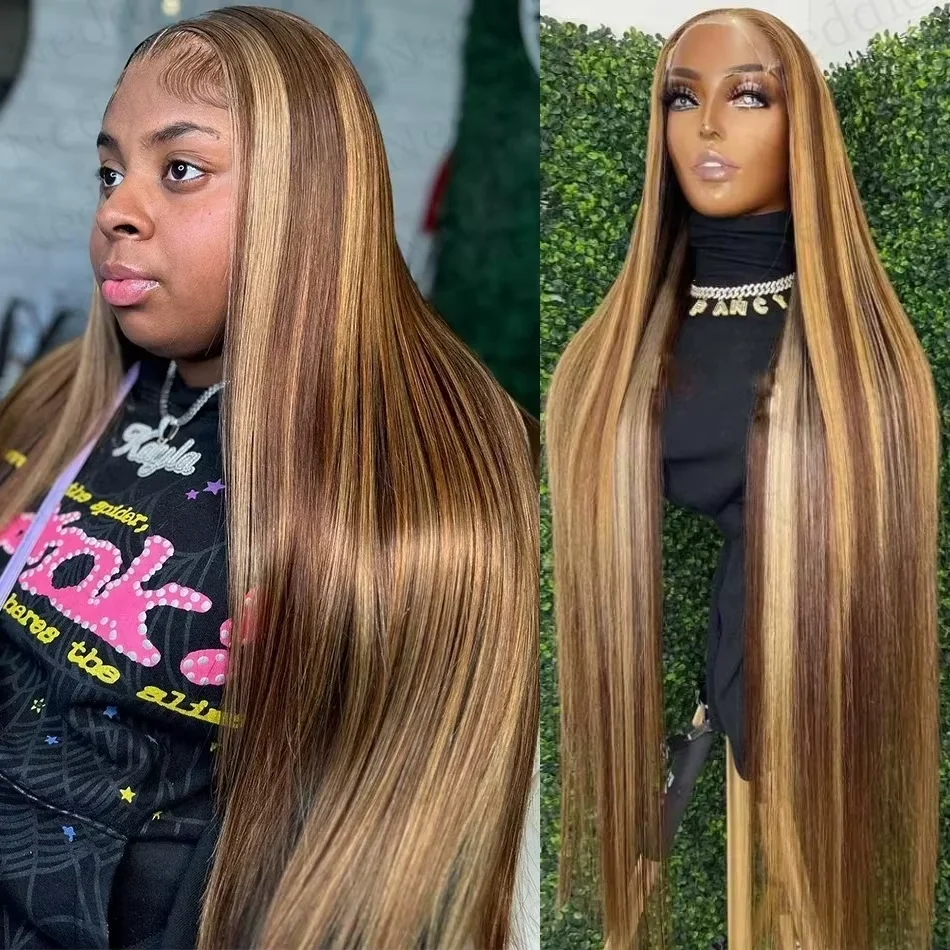 30 40 Inch 4/27 Highlight Ombre Bone Straight 13x6 HD Lace Front Human Hair Wig Brazilian Remy 13x5 Lace Frontal Wigs For Women
30 40 Inch 4/27 Highlight Ombre Bone Straight 13x6 HD Lace Front Human Hair Wig Brazilian Remy 13x5 Lace Frontal Wigs For Women