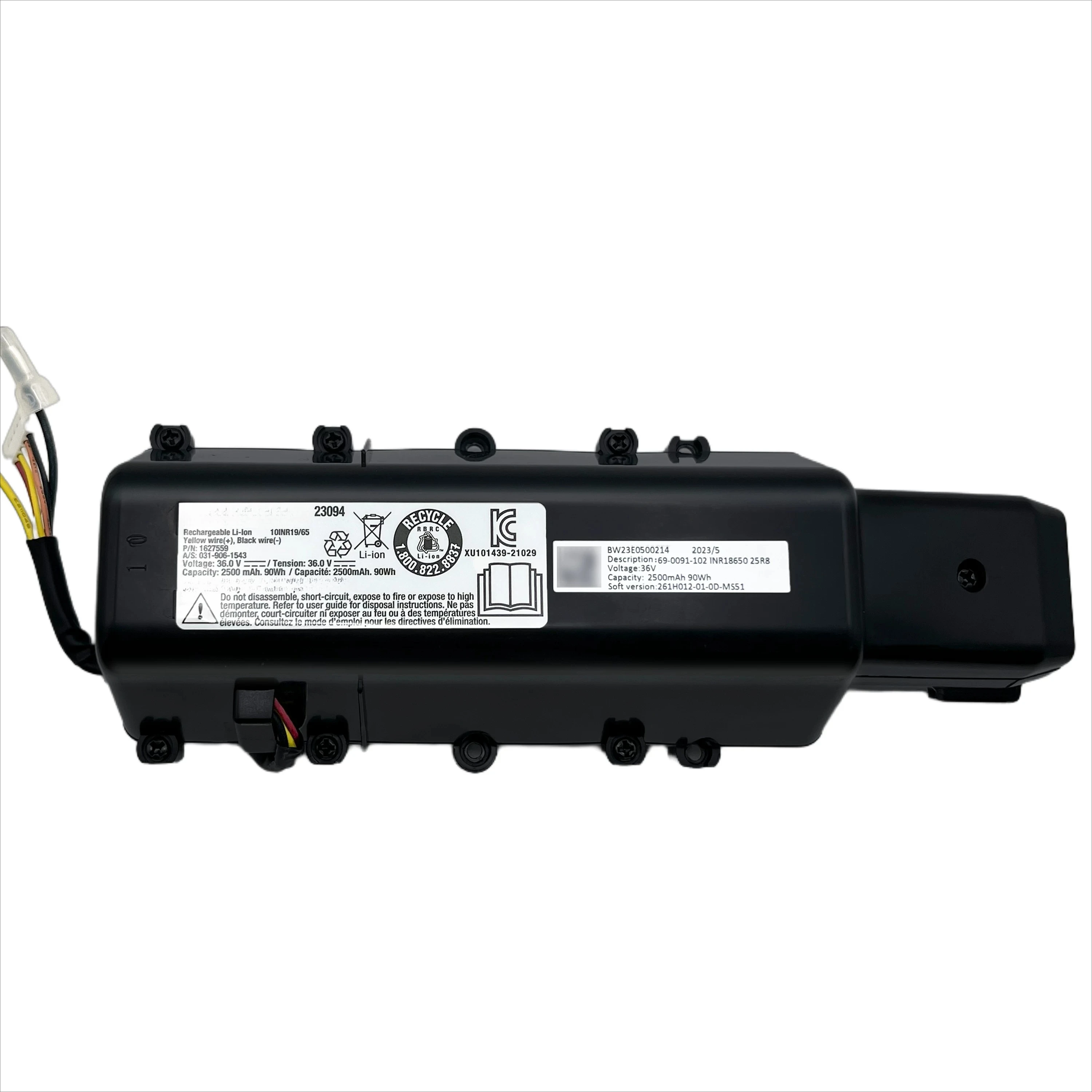 For bissell wireless floor washer battery 2582z/2855z/2551neutral 36v 2500mah
For bissell wireless floor washer battery 2582z/2855z/2551neutral 36v 2500mah