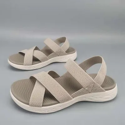 Women's Comfortable Lightweight Elastic Band Sports Beach Shoes Soft Bottom Shock Absorption Sandals Casual Hollow out Slip-On
Women's Comfortable Lightweight Elastic Band Sports Beach Shoes Soft Bottom Shock Absorption Sandals Casual Hollow out Slip-On