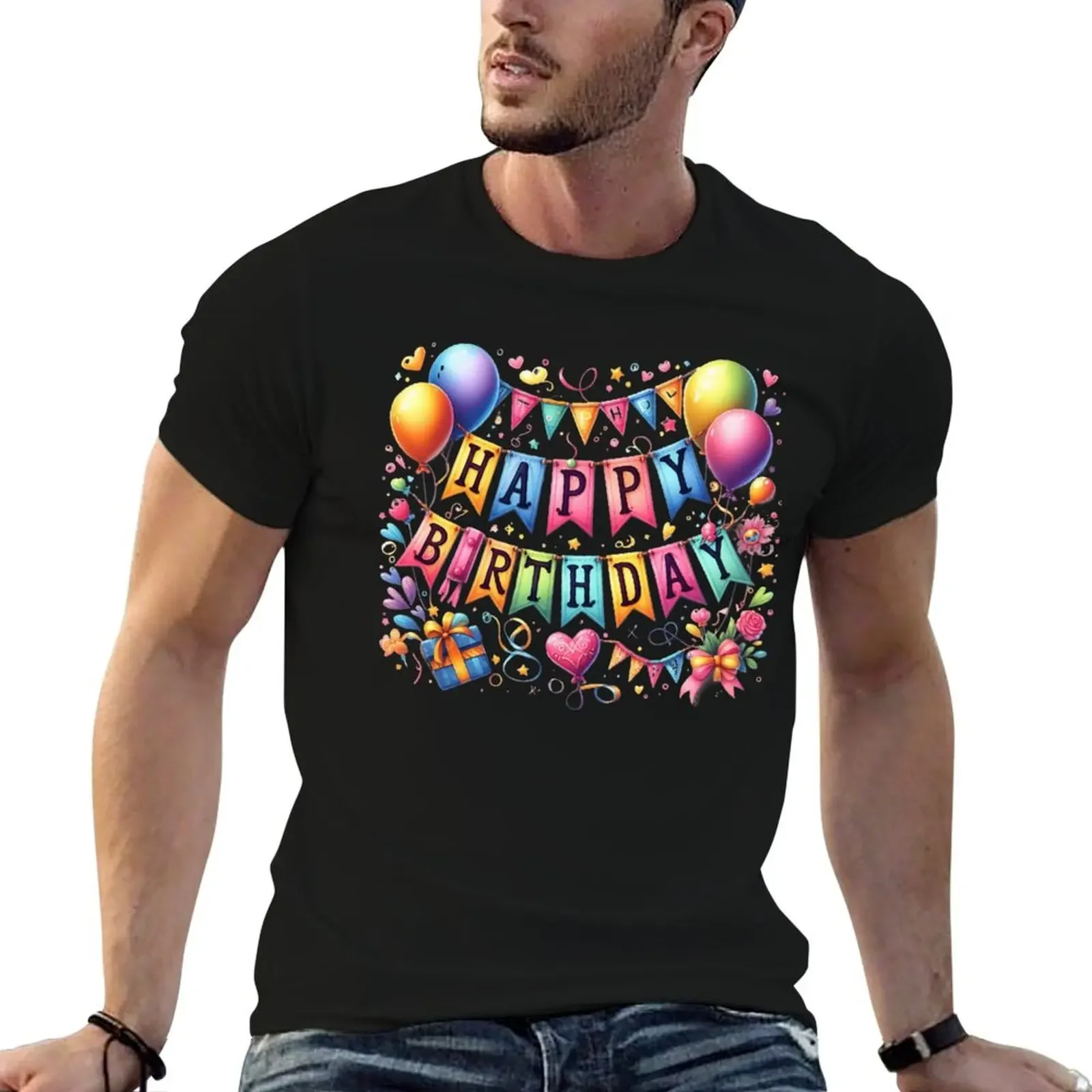 Happy Birthday T-Shirt vintage clothes man t shirt vintage graphic tee custom t shirt men t shirts high quality
Happy Birthday T-Shirt vintage clothes man t shirt vintage graphic tee custom t shirt men t shirts high quality