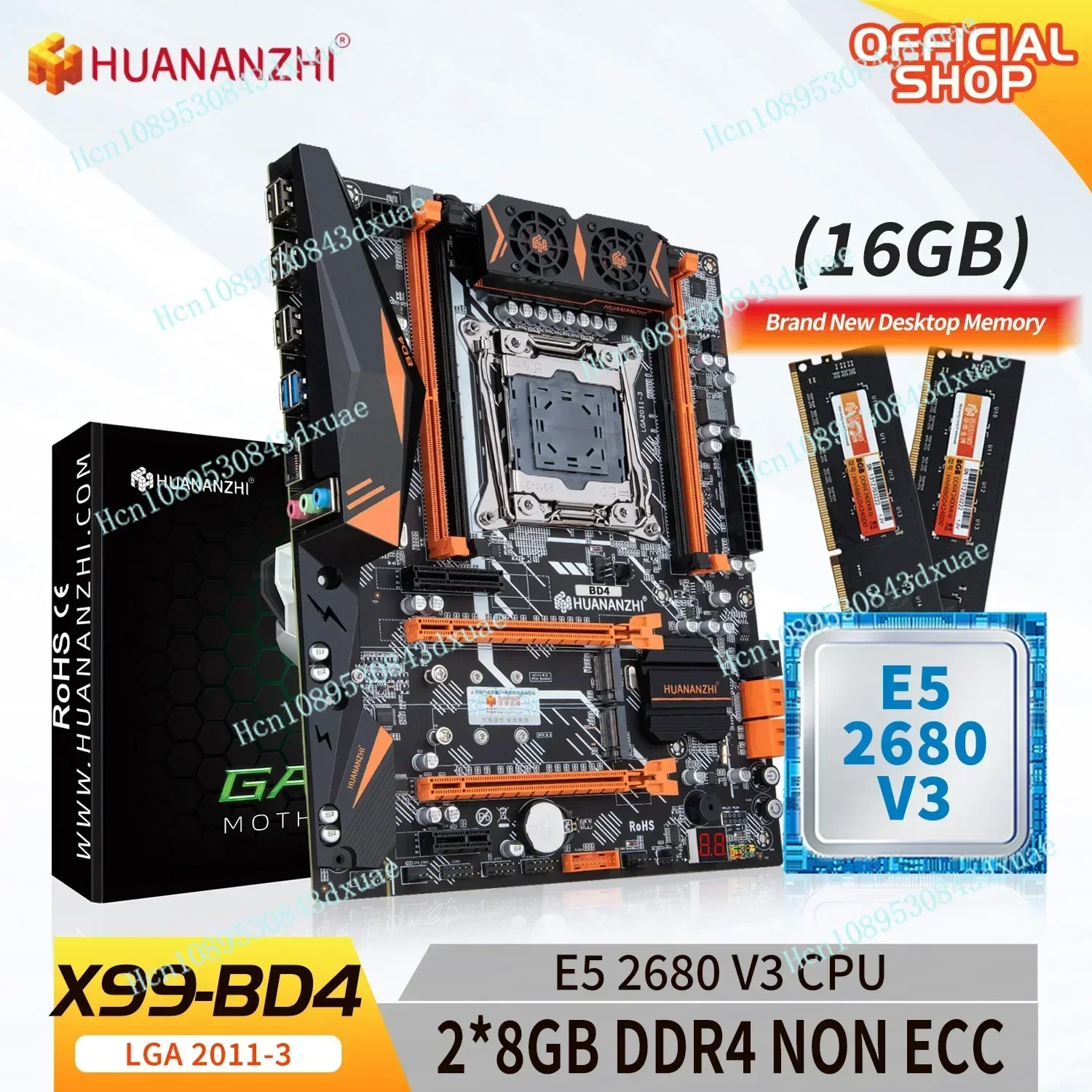 Материнская плата HUANANZHI X99 BD4 LGA 2011-3 XEON X99 с комбинированным комплектом памяти Intel E5 2680 v3 2*8G DDR4 NON-ECC NVME NGFF RU
Материнская плата HUANANZHI X99 BD4 LGA 2011-3 XEON X99 с комбинированным комплектом памяти Intel E5 2680 v3 2*8G DDR4 NON-ECC NVME NGFF RU