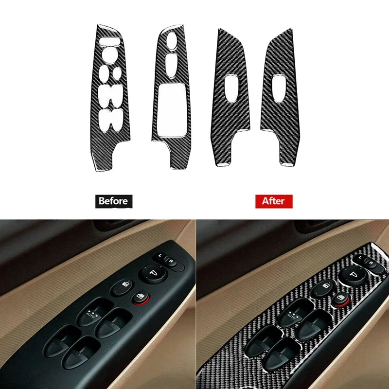 4 шт., накладки на панель окна из углеродного волокна для Honda Civic 8 2006-2011
4 шт., накладки на панель окна из углеродного волокна для Honda Civic 8 2006-2011
