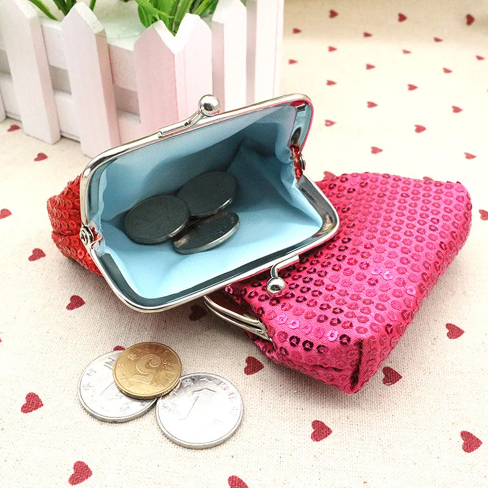 6pcs Ladies Coin Purse Waterproof Plastic Buckle Wallet Small Change Bag For Women Portable Sequin Purses Travel School Shopping
6pcs Ladies Coin Purse Waterproof Plastic Buckle Wallet Small Change Bag For Women Portable Sequin Purses Travel School Shopping