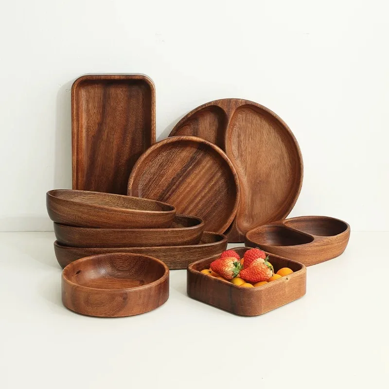 Japanese Acacia Wood Dessert Plate, Round Wooden Plate, Household Kitchen Accessories Wooden Tableware, Snack Plate, Fruit Rack
Japanese Acacia Wood Dessert Plate, Round Wooden Plate, Household Kitchen Accessories Wooden Tableware, Snack Plate, Fruit Rack