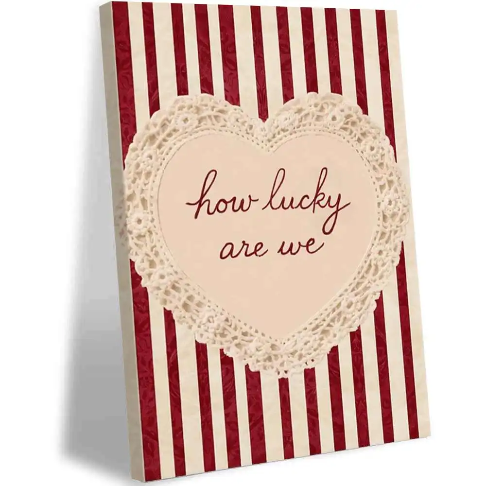 2D Flat, 1pc 1pcs Lucky Heart Quote Print with Solid Wood Frame - Bohemian Modern Minimalist Suitable for Bedroom, Living Room Decor, Wrap-Around, / Hanging Picture for Housewarming Gift,, Office, Bathroom, 2D Flat
2D Flat, 1pc 1pcs Lucky Heart Quote Print with Solid Wood Frame - Bohemian Modern Minimalist Suitable for Bedroom, Living Room Decor, Wrap-Around, / Hanging Picture for Housewarming Gift,, Office, Bathroom, 2D Flat