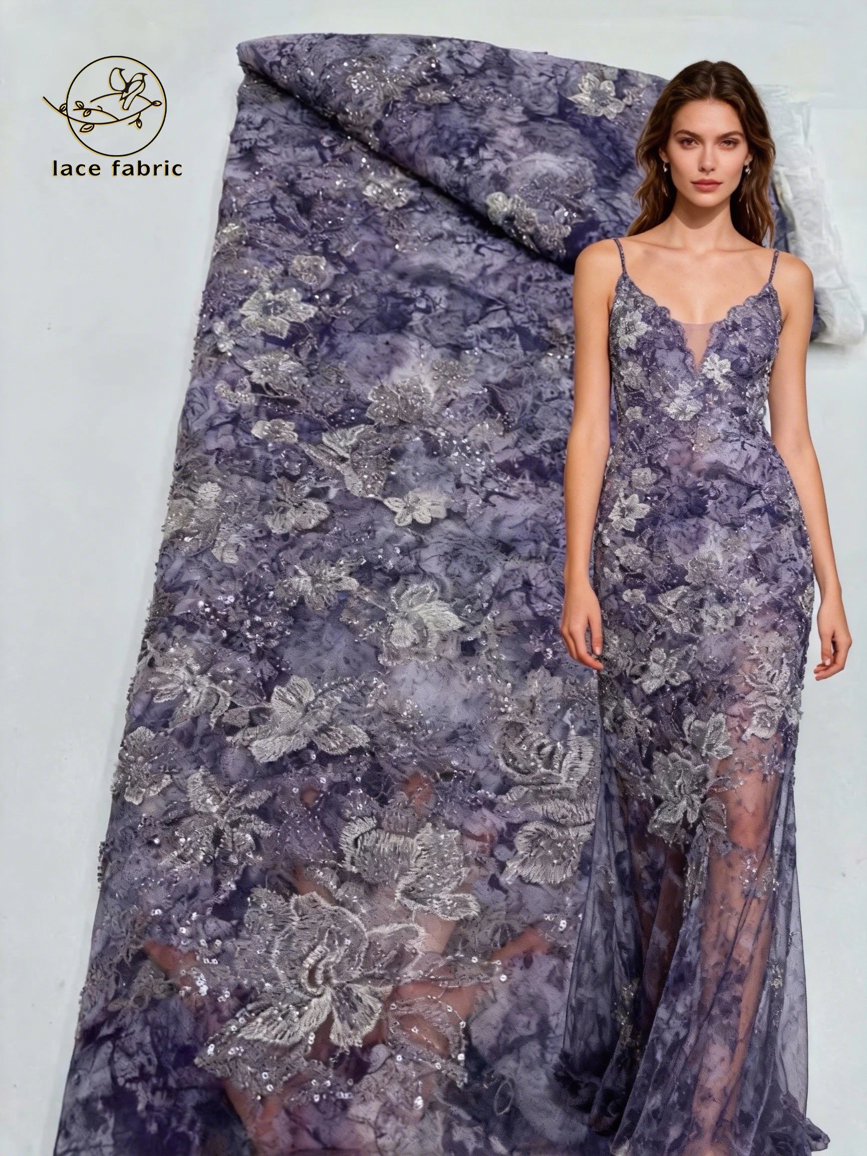 African Sequins Lace Fabric 2026 High Quality Lace Material French Nigerian Beaded Tulle Lace Fabric for Party Dresses Sewing
African Sequins Lace Fabric 2026 High Quality Lace Material French Nigerian Beaded Tulle Lace Fabric for Party Dresses Sewing