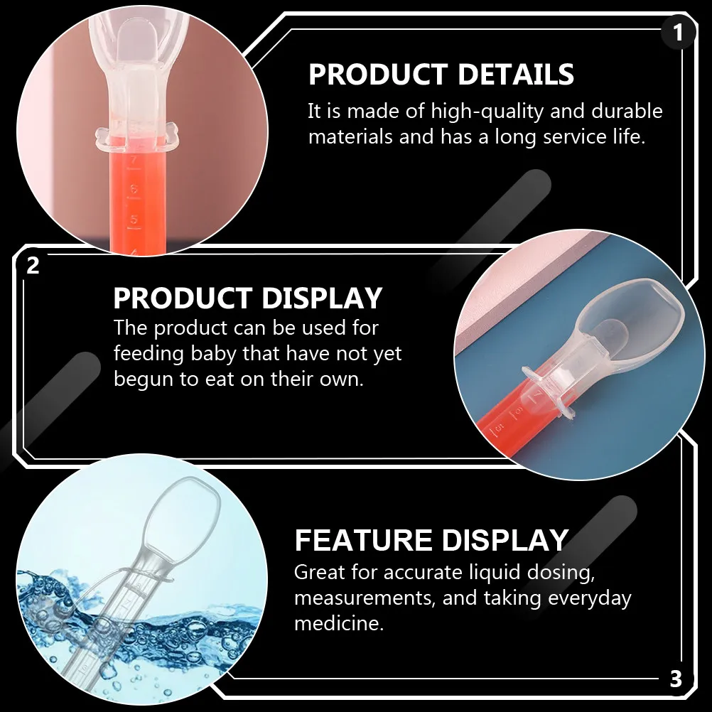 1 Set Baby Medicine Dispenser Spoon Set High Quality Medicine Graduated Feeder for Toddler Liquid Dosing and Measuring Baby
1 Set Baby Medicine Dispenser Spoon Set High Quality Medicine Graduated Feeder for Toddler Liquid Dosing and Measuring Baby