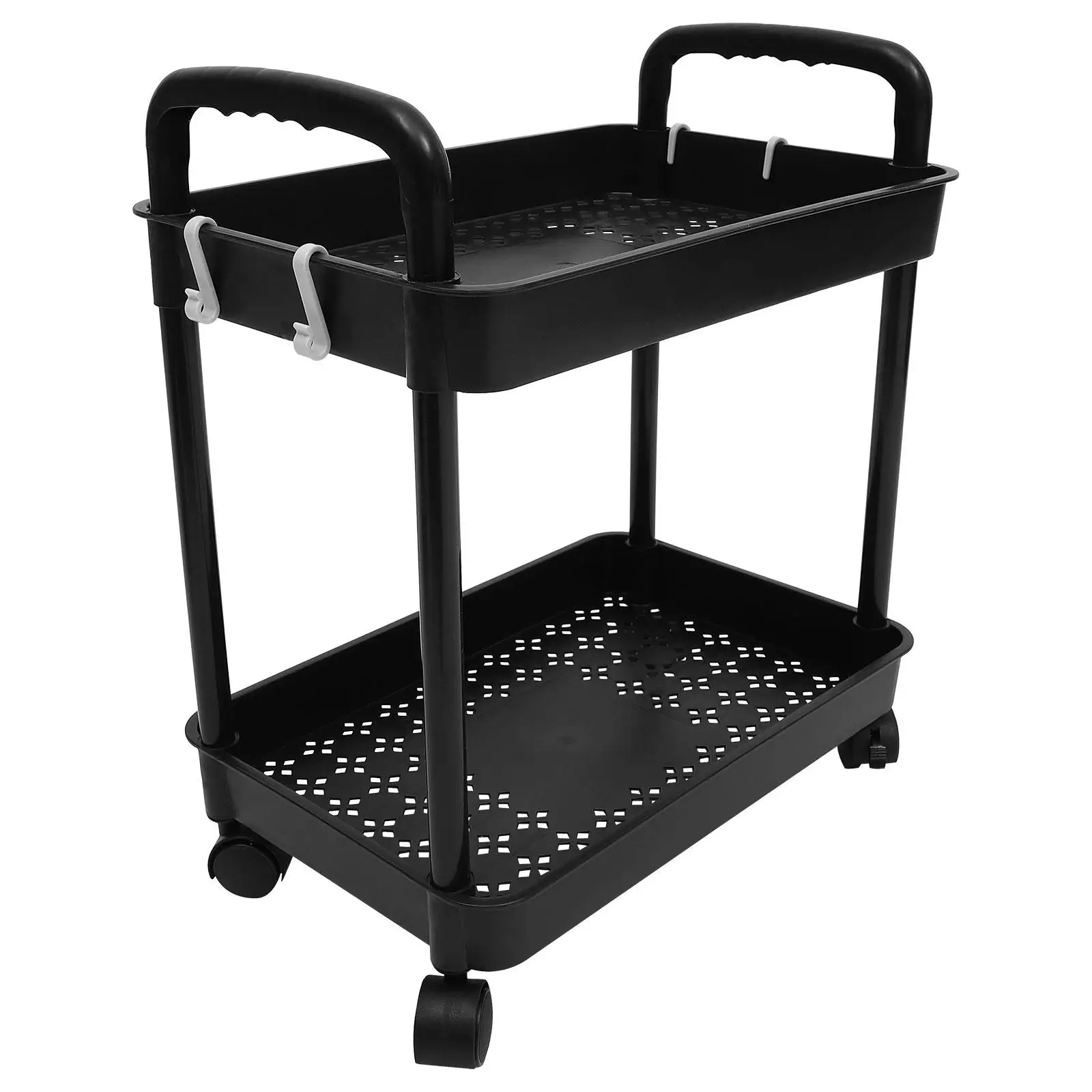 Double Layer Rolling Cart Storage Rack Bookshelf 2 Tier Utility Cart on Wheels for Kitchen Bathroom Office Dorm
Double Layer Rolling Cart Storage Rack Bookshelf 2 Tier Utility Cart on Wheels for Kitchen Bathroom Office Dorm