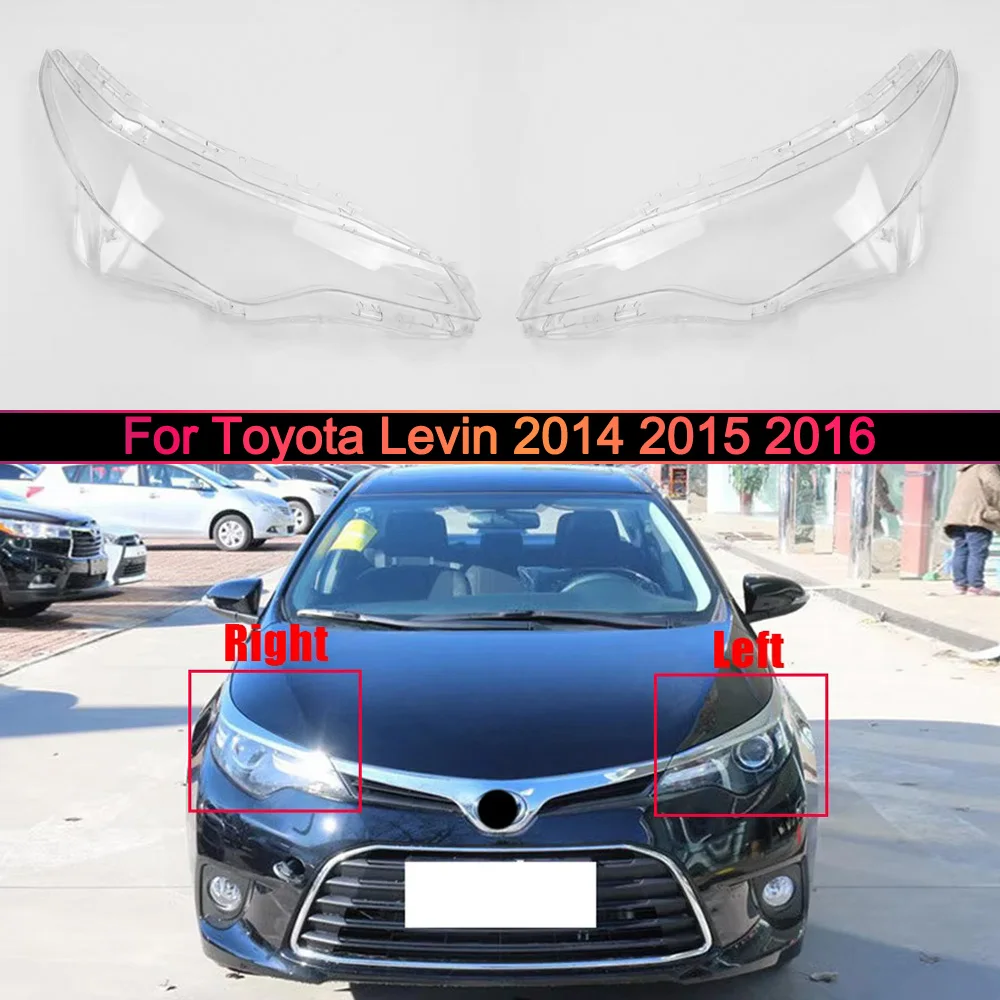 For Toyota Levin 2014 2015 2016 Front Headlight Cover Transparent Mask Headlamp Lamp Shell Plexiglass Replace Original Lampshade
For Toyota Levin 2014 2015 2016 Front Headlight Cover Transparent Mask Headlamp Lamp Shell Plexiglass Replace Original Lampshade