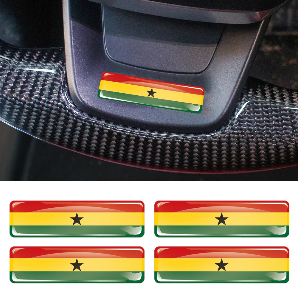 Ghana Flag 3D Epoxy Resin Decorate Car Sticker Car Window Buttons Steering Wheel Center Console Panel Motorcycle Fuel Tank
Ghana Flag 3D Epoxy Resin Decorate Car Sticker Car Window Buttons Steering Wheel Center Console Panel Motorcycle Fuel Tank