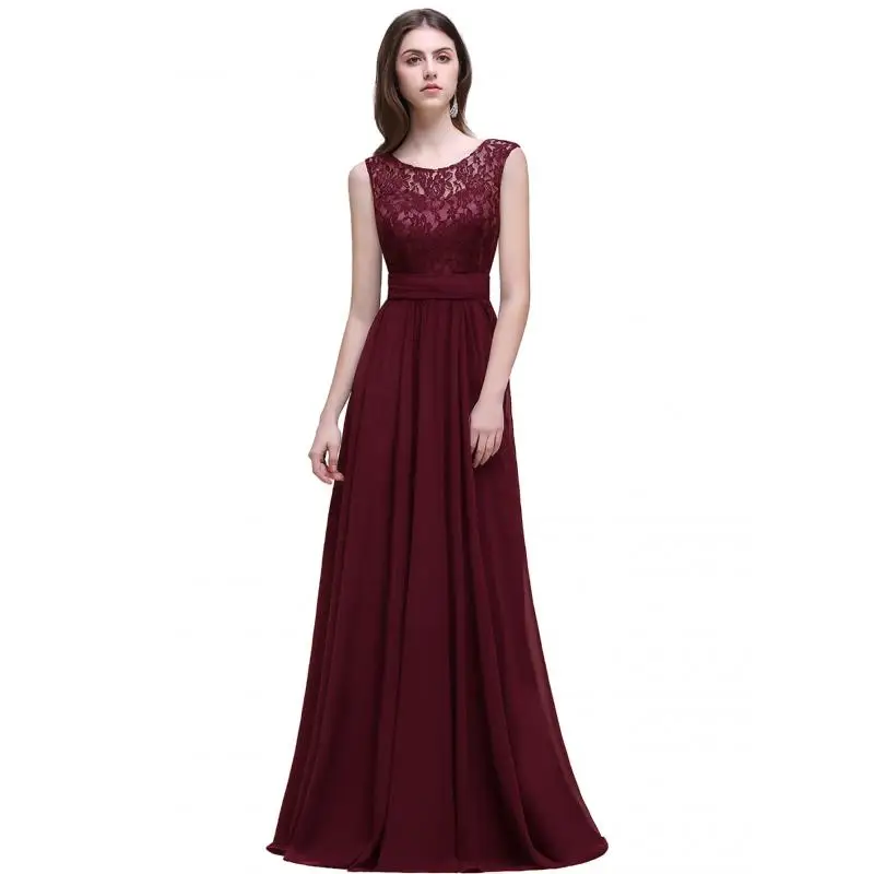 Plus Size Women's Long Dresses Illusion Floral Lace O-Neck Sleeveless V-Backless Empire Dress Chiffon A-Line Maxi Prom Vestidos
Plus Size Women's Long Dresses Illusion Floral Lace O-Neck Sleeveless V-Backless Empire Dress Chiffon A-Line Maxi Prom Vestidos