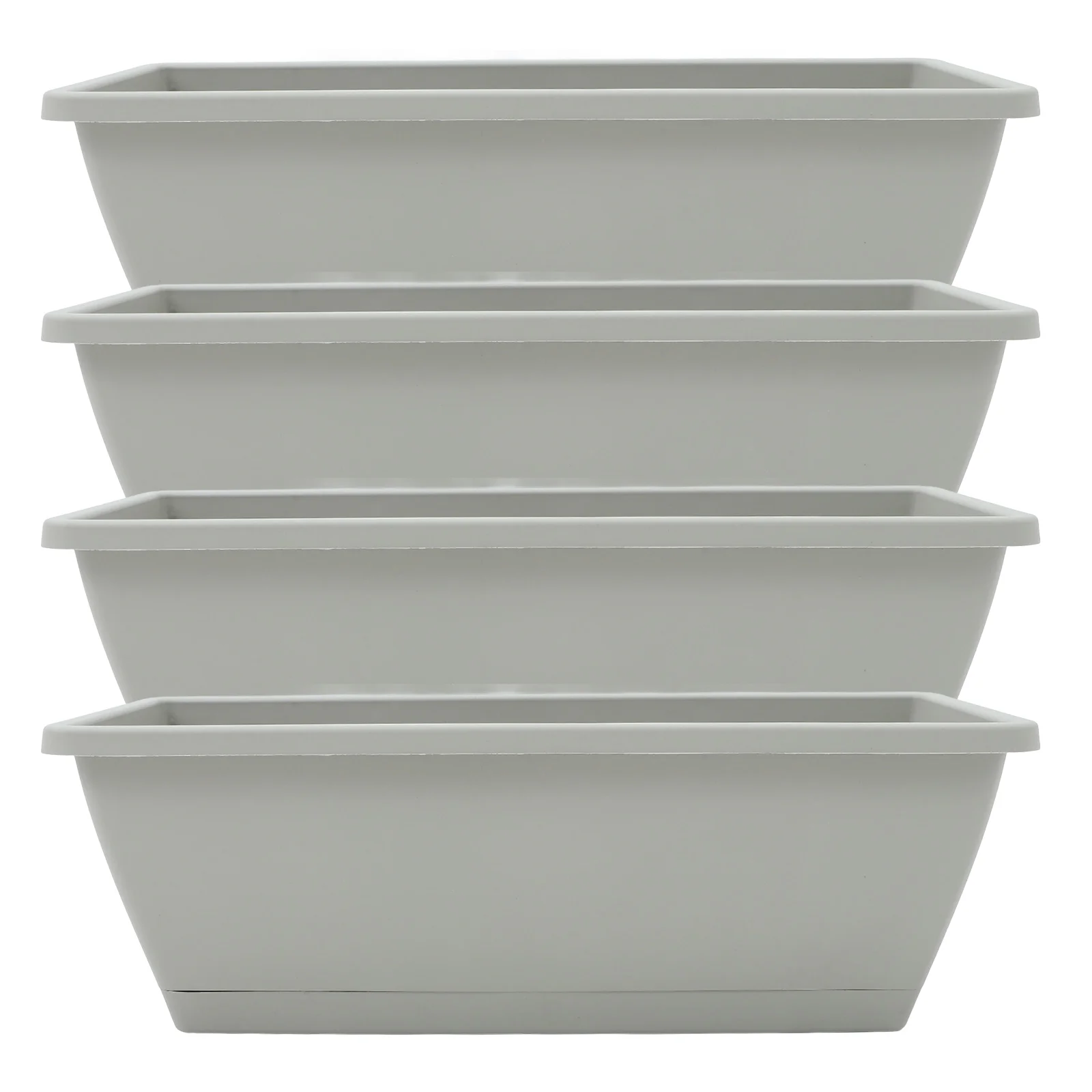4 Sets Flowerpot Balcony Planting Pots Rectangular Outdoor Planter Resin Windowsill
4 Sets Flowerpot Balcony Planting Pots Rectangular Outdoor Planter Resin Windowsill