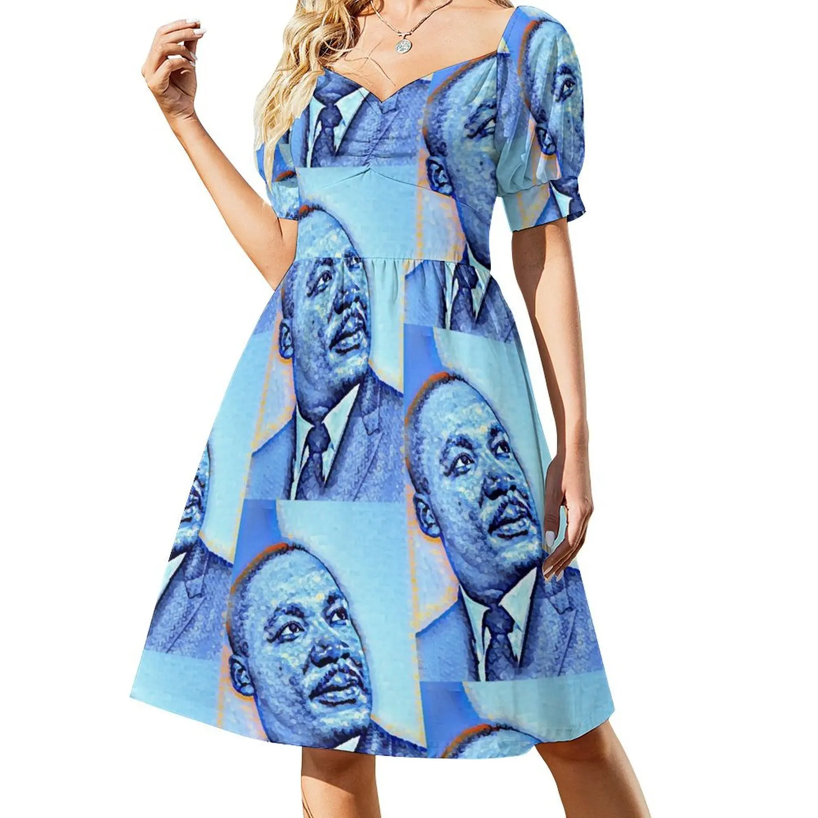 Martin Luther King Jr Artwork Martin Luther King Jr Portrait Martin Luther King Jr Wall Art Short-Sleeved Dress
Martin Luther King Jr Artwork Martin Luther King Jr Portrait Martin Luther King Jr Wall Art Short-Sleeved Dress